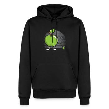 Apple Picking Squad Apfel Obstliebhaber Apfel - Männer Premium Bio Hoodie - Schwarz - Vorne - Nico (187cm)
