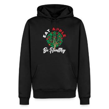 Apple Picking Squad Apple Fruit Lover Apple - Men’s Premium Organic Hoodie - black - Front - Nico (187cm)