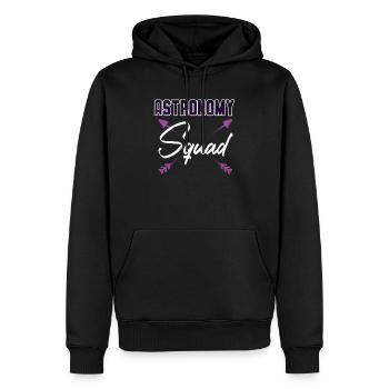 Astronomy Squad Astronomer Konstellationen - Männer Premium Bio Hoodie - Schwarz - Vorne - Nico (187cm)
