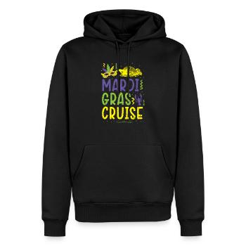 Mardi Gras Cruise Nouvelle-Orléans Louisiana Parade - Sweat à capuche Premium bio Homme - noir - Devant - Nico (187cm)
