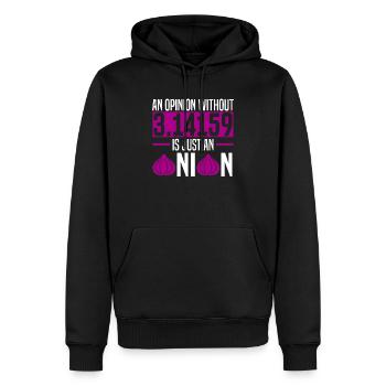 Professeur de mathématiques Math Professeur de Mathématicien Pi Day - Sweat à capuche Premium bio Homme - noir - Devant - Nico (187cm)