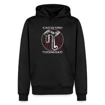 Professeur de mathématiques Math Professeur de Mathématicien Pi Day - Sweat à capuche Premium bio Homme - noir - Devant - Nico (187cm)