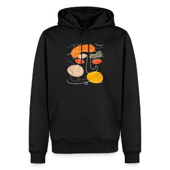 Professeur de mathématiques Math Professeur de Mathématicien Pi Day - Sweat à capuche Premium bio Homme - noir - Devant - Nico (187cm)