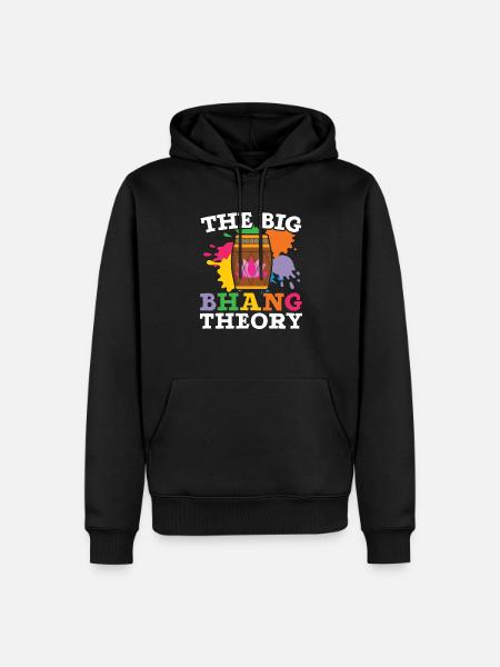 Radha Krishna Hinduism Hindu Holi Festival - Men’s Premium Organic Hoodie - black