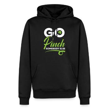 Kneifen Sie jemand anderen St. Patricks Day Irisch - Männer Premium Bio Hoodie - Schwarz - Vorne - Nico (187cm)