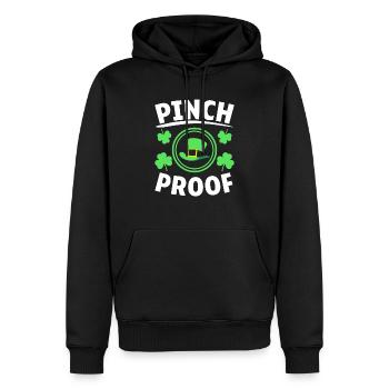 Pinch Proof St. Patricks Day Irish Pride Shamrock - Sweat à capuche Premium bio Homme - noir - Devant - Nico (187cm)