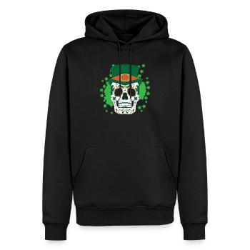 Shenanigan Shamrock St. Patricks Day Irish Pride - Männer Premium Bio Hoodie - Schwarz - Vorne - Nico (187cm)