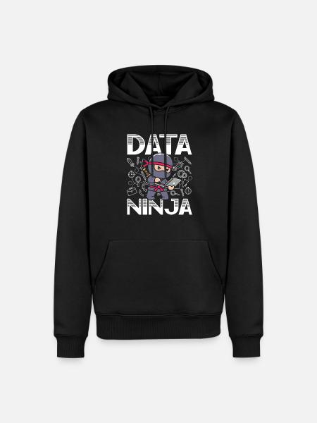 Data Ninja Data Whisperer Data Scientist - Men’s Premium Organic Hoodie - black