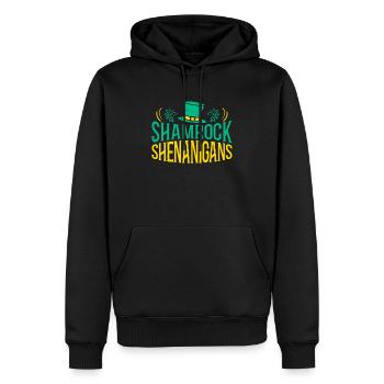 Shamrock Shenanigans St. Patricks Day Irish Pride - Männer Premium Bio Hoodie - Schwarz - Vorne - Nico (187cm)