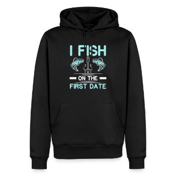 Fischer Angeln Fischer Fischfänger Fisch Fisch - Männer Premium Bio Hoodie - Schwarz - Vorne - Nico (187cm)