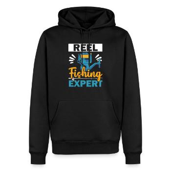 Fischer Angeln Fischer Fischfänger Fisch Fisch - Männer Premium Bio Hoodie - Schwarz - Vorne - Nico (187cm)