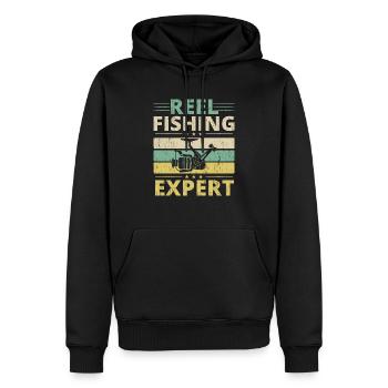 Fischer Angeln Fischer Fischfänger Fisch Fisch - Männer Premium Bio Hoodie - Schwarz - Vorne - Nico (187cm)