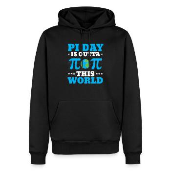 Pi Day ist Outta This World Math Lehrer Pi Day - Männer Premium Bio Hoodie - Schwarz - Vorne - Nico (187cm)