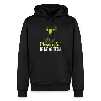 Margarita Drinking Team Cocktail de boissons alcoolisées - Sweat à capuche Premium bio Homme - noir - Devant - Nico (187cm)