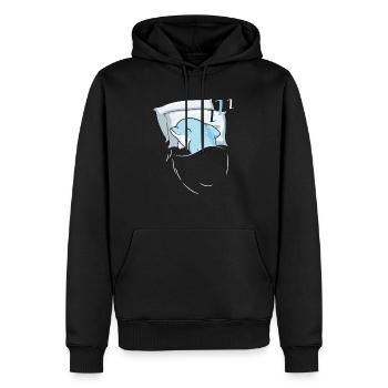Dolphin Lover Marine Biology Animal sous-marin - Sweat à capuche Premium bio Homme - noir - Devant - Nico (187cm)