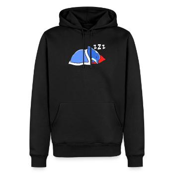 Dolphin Lover Marine Biology Animal sous-marin - Sweat à capuche Premium bio Homme - noir - Devant - Nico (187cm)