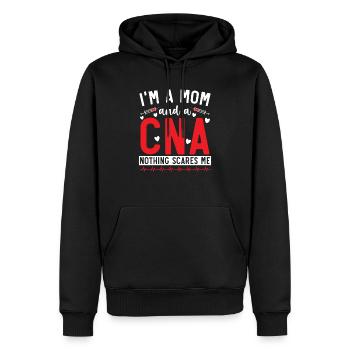 CNA Krankenschwester Mama Essential Hero Stillende Mütter Tag - Männer Premium Bio Hoodie - Schwarz - Vorne - Nico (187cm)
