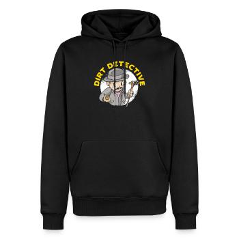 Schmutzdetektiv Metalldetektor Schatzsuche - Männer Premium Bio Hoodie - Schwarz - Vorne - Nico (187cm)