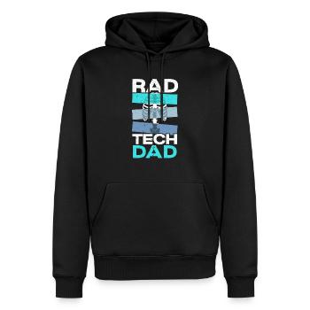 Rad Tech Radiologie Radiologie Radiologue - Sweat à capuche Premium bio Homme - noir - Devant - Nico (187cm)