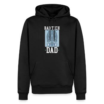Rad Tech Radiologie Radiologie Radiologue - Sweat à capuche Premium bio Homme - noir - Devant - Nico (187cm)