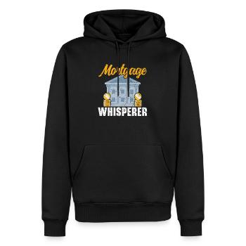 Credit Officer Job Profession Debt Loan Officer - Men’s Premium Organic Hoodie - black - Front - Nico (187cm)