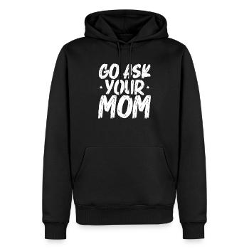 Vatertag Papa Bester Vater aller Zeiten Vaterschaft Papa - Männer Premium Bio Hoodie - Schwarz - Vorne - Nico (187cm)
