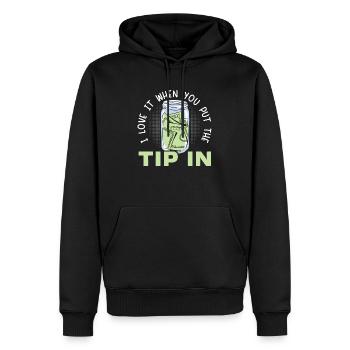 Kellner Kellnerin Barkeeper Barkeeper Barkeeper Barkeeper - Männer Premium Bio Hoodie - Schwarz - Vorne - Nico (187cm)
