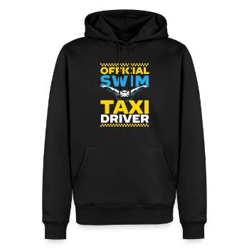 Official Swim Taxi Driver Taxi Taxicab Cab Driver - Men’s Premium Organic Hoodie - black - Front - Nico (187cm)