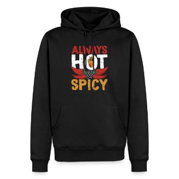 Culinaire Gangster Chef Pâtissier Cuisine Culinaire - Sweat à capuche Premium bio Homme - noir - Devant - Nico (187cm)