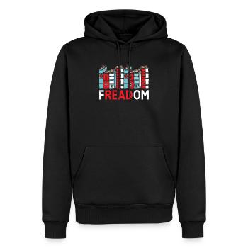 Lesen Sie verbotene Bücher Bücherwurm Buchliebhaber Bibliophile - Männer Premium Bio Hoodie - Schwarz - Vorne - Nico (187cm)