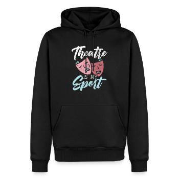 Theaterprobe Darsteller Künstler Schauspielerin Schauspieler - Männer Premium Bio Hoodie - Schwarz - Vorne - Nico (187cm)