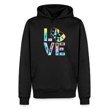 Theaterprobe Darsteller Künstler Schauspielerin Schauspieler - Männer Premium Bio Hoodie - Schwarz - Vorne - Nico (187cm)