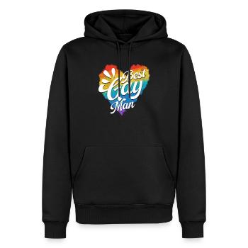 Gay Rights Rainbow Pride Month LGBTQ Gay Pride - Männer Premium Bio Hoodie - Schwarz - Vorne - Nico (187cm)