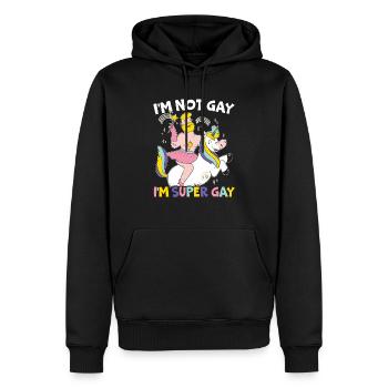 Gay Rights Rainbow Pride Month LGBTQ Gay Pride - Männer Premium Bio Hoodie - Schwarz - Vorne - Nico (187cm)