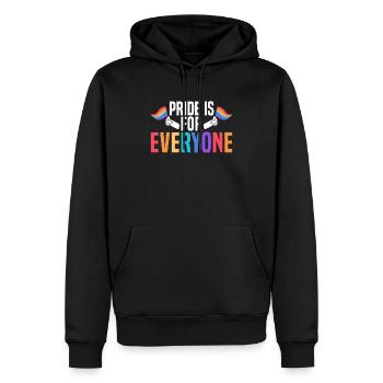 La fierté est pour tout le monde Mois arc-en-ciel LGBTQ Gay - Sweat à capuche Premium bio Homme - noir - Devant - Nico (187cm)