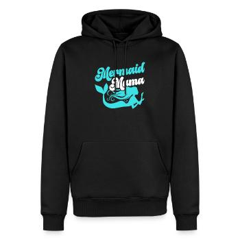 Mermaid Security Meilleure maman de tous les temps Fête des mères Sirène - Sweat à capuche Premium bio Homme - noir - Devant - Nico (187cm)