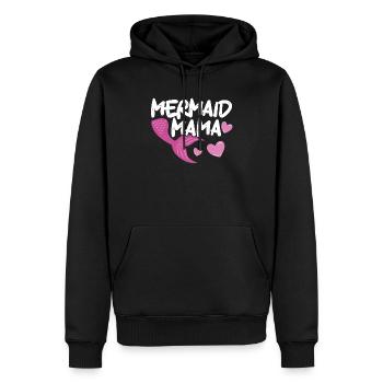 Mermaid Security Meilleure maman de tous les temps Fête des mères Sirène - Sweat à capuche Premium bio Homme - noir - Devant - Nico (187cm)