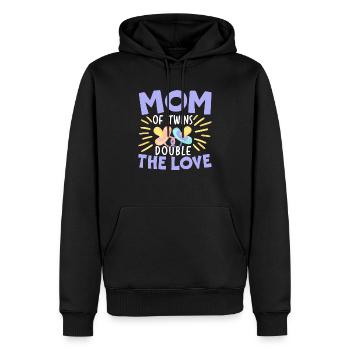 Maternité Maman Meilleure maman de tous les temps Mama Fête des mères - Sweat à capuche Premium bio Homme - noir - Devant - Nico (187cm)