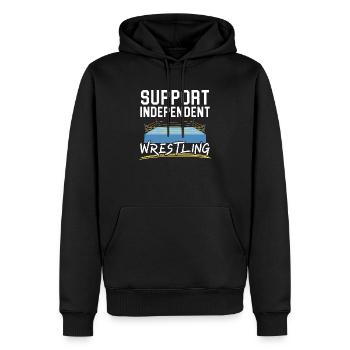 Wrestling Fan Wrestler Wrestle Grappling Wrestling - Sweat à capuche Premium bio Homme - noir - Devant - Nico (187cm)