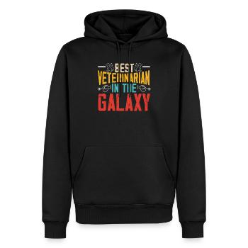 Tierflüsterer, Tierarzt, Tierarzt, Tierarzt - Männer Premium Bio Hoodie - Schwarz - Vorne - Nico (187cm)