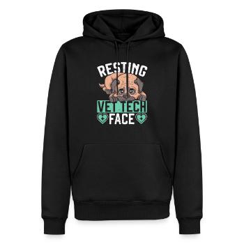 Tierflüsterer, Tierarzt, Tierarzt, Tierarzt - Männer Premium Bio Hoodie - Schwarz - Vorne - Nico (187cm)