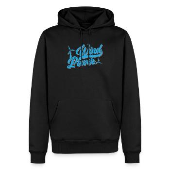 Énergie éolienne renouvelable Windtech Windmill Enthusiast - Sweat à capuche Premium bio Homme - noir - Devant - Nico (187cm)