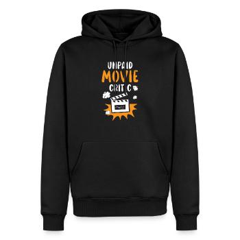 Unbezahlt Filmkritiker Film Marathon Film Kino - Männer Premium Bio Hoodie - Schwarz - Vorne - Nico (187cm)
