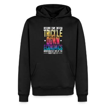 Économiste Professeur d’économie Profession Économie - Sweat à capuche Premium bio Homme - noir - Devant - Nico (187cm)