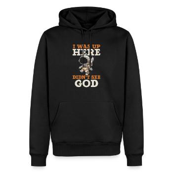Atheismus Anti-Religion Agnostiker Freidenker Atheist - Männer Premium Bio Hoodie - Schwarz - Vorne - Nico (187cm)