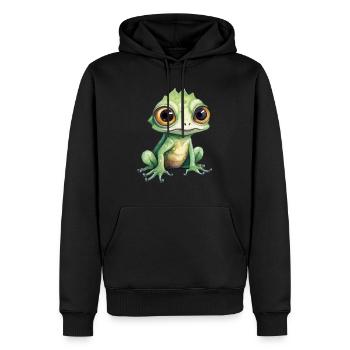 Kappa Watercolor Drawing - Men’s Premium Organic Hoodie - black - Front - Nico (187cm)