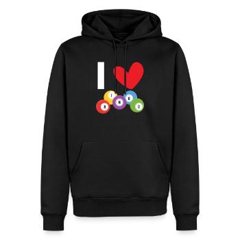 Bingo-Spieler Bingo-Anrufer Bing Lover Casino - Männer Premium Bio Hoodie - Schwarz - Vorne - Nico (187cm)