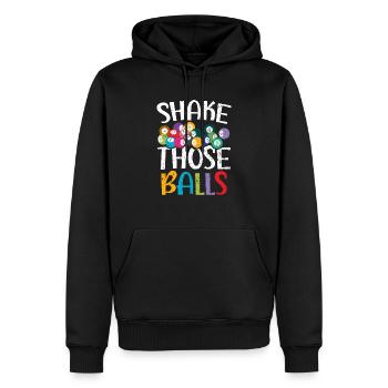 Bingo-Spieler Bingo-Anrufer Bing Lover Casino - Männer Premium Bio Hoodie - Schwarz - Vorne - Nico (187cm)