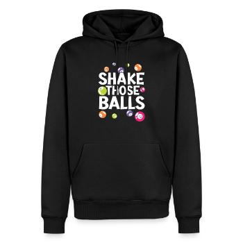 Bingo-Spieler Bingo-Anrufer Bing Lover Casino - Männer Premium Bio Hoodie - Schwarz - Vorne - Nico (187cm)