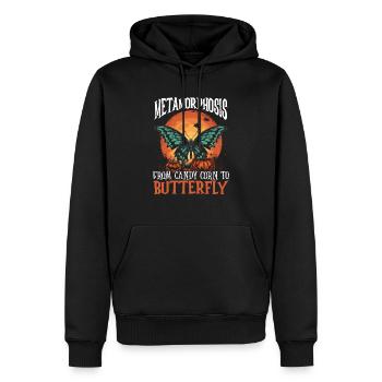 Schmetterling Halloween Süßes oder Saures Insektenliebhaber - Männer Premium Bio Hoodie - Schwarz - Vorne - Nico (187cm)